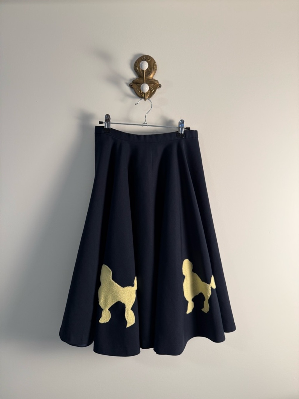 Vintage handmade poodle skirt
